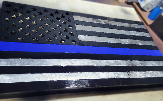 American Flag: Thin Blue Line